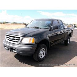 2001 Ford F-150 Pickup, 4WD, 155,469 Miles VIN: 1FTRX18L81NA97198 Pickup, 4WD, V8, 5.4L Title # 1324