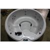 Image 2 : 78" ROUND CAL SPAS COLEMAN SERIES HOT TUB WITH SAHARA INTERIOR AND PREFERRED SMOKE CABINET.