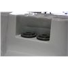 Image 4 : 92" X 92" CAL SPAS HOT TUB WITH SNOW WHITE INTERIOR AND SMOKE GREY CABINET.