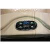 Image 2 : 82" X 78" CAL SPAS HOT TUB WITH EL DORADO INTERIOR AND PREFERRED SMOKE CABINET.