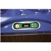 Image 3 : 92" X 92" CAL SPAS COLEMAN SERIES HOT TUB WITH BALTIC BLUE INTERIOR AND GREY MIST CABINET.