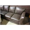 Image 1 : 3 LEATHER SECTIONAL PIECES