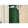 Image 2 : ROLL OF BEIGE CARPET AND GREEN OUTDOOR TURF