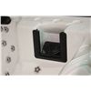 Image 5 : 82" X 62" CAL SPAS ONLINE SERIES HOT TUB WITH SNOW WHITE INTERIOR AND PREFERRED SMOKE CABINET.