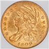 Image 1 : Attractive 1809/8 $5 Gold, NGC AU58 (41610)