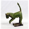 Image 2 : Antique Mexican Wooden Folkart Spotted Leopard