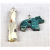 Image 2 : Zuni Handcarved Bear Fetish Pendants