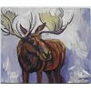 Image 1 : Original Oil Painting "Clyde" on Canvas by Savarese