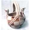 Image 3 : 1950s Acoma Double Bird Basket Pottery