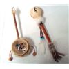 Image 4 : Plains Indian Dance Rattle and Drum Rattle