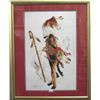 Image 1 : Seminole Framed, Matted & Numbered Print by G. Montgomery