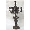 Image 5 : Antique Bronze Cherub Griffin Candelabra