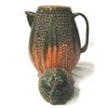 Image 4 : Antique Tepache Pineapple Redware Pitcher with Lid