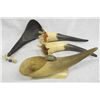 Image 1 : Vintage Buffalo and Cow Horn Collectibles