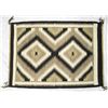 Image 1 : Navajo Two Grey Hills Serrated Diamond Rug
