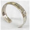 Image 1 : Navajo Sterling 14Kt GF Hogan Storyteller Bracelet