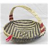 Image 1 : Hopi Tricolored Sifter Basket with Handle