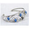 Image 2 : Navajo Sterling Turquoise Bracelet