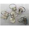 Image 2 : Collection Navajo Sterling Turquoise Rings