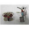 Image 4 : Collection Navajo Sterling Turquoise Rings