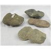 Image 3 : 4 Prehistoric Stone Axehead Collection