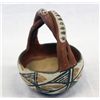 Image 3 : 1950s Isleta Polychrome Pottery Basket