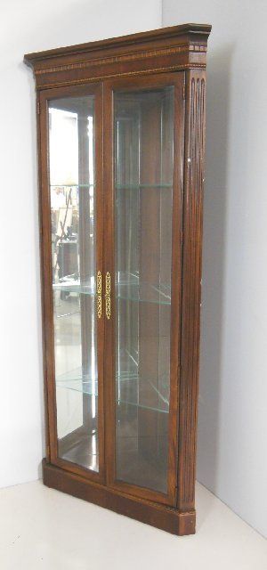 Cherrywood Ethan Allen Corner Cabinet