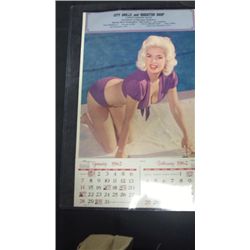 Jayne Mansfield 1962 Calendar