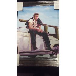 James Dean Hand Painted Print