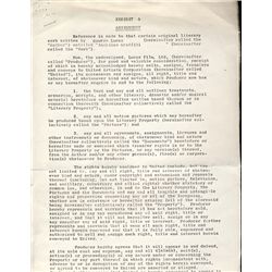 George Lucas "American Graffiti" Signed Contract