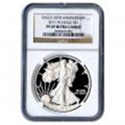 Certified Proof Silver Eagle PF69 (Date of our choice)