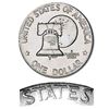 Image 1 : Eisenhower Dollar  BU Type 2