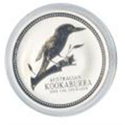 Australian Kookaburra 1 oz. Silver (Date of our choice)