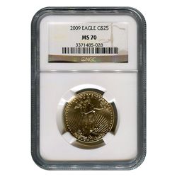 Certified American $25 Gold Eagle MS70 NGC (Date of our