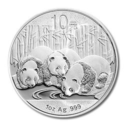 Chinese Silver Panda One Ounce (date of our choice)