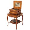 Image 1 : Oak Symphonion Music Box On Stand
