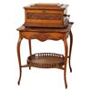 Image 2 : Oak Symphonion Music Box On Stand