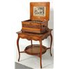 Image 4 : Oak Symphonion Music Box On Stand