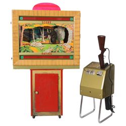 Seeburg Shoot The Bear Arcade Game