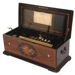 B.A. Bremond Cylinder Musical Bell Box