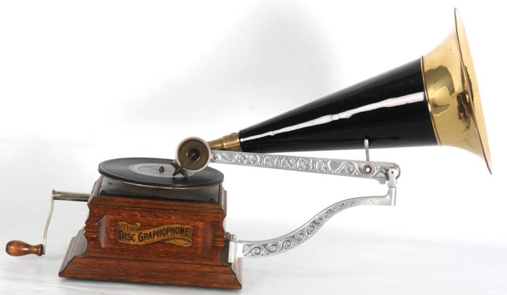 Disc Graphophone Columbia Model AK Disc Graphophone