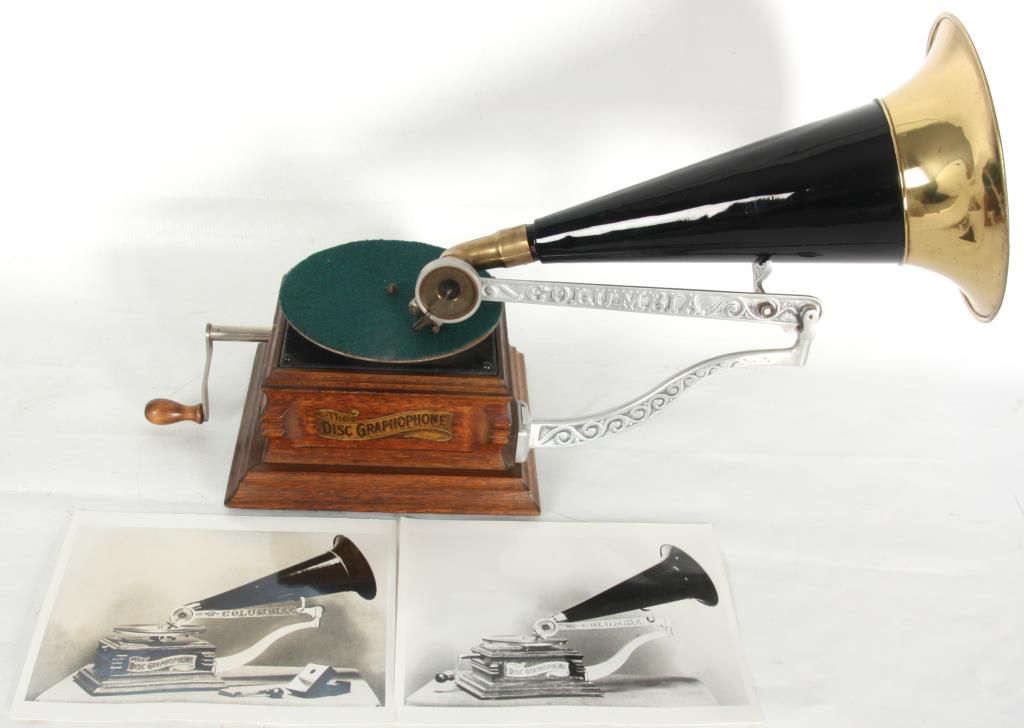 Disc Graphophone Columbia Model AK Disc Graphophone