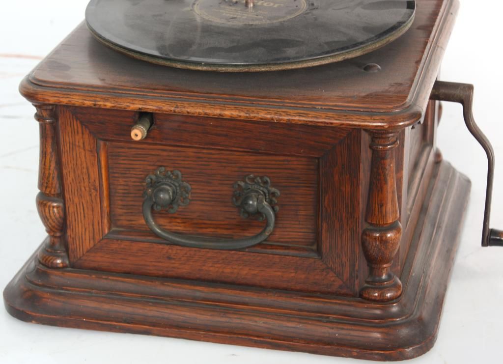 Disc Graphophone Oak Columbia Disc Graphophone