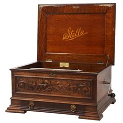 Stella No. 84 Oak Disc Music Box