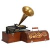 Image 1 : Edison Suitcase Home Model Phonograph
