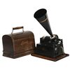 Image 1 : Edison Gem Phonograph In Oak Case
