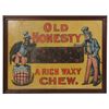 Image 1 : Old Honesty Chew Linen Advertising Sign