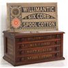 Image 2 : Willimantic Walnut 4 Dwr. Spool Cabinet