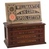 Image 3 : Willimantic Walnut 4 Dwr. Spool Cabinet