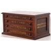 Image 5 : Willimantic Walnut 4 Dwr. Spool Cabinet